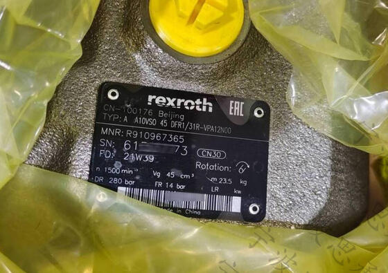 Rexroth Axial Piston Variable Pump R910967365 A10VSO45DFR1/31R-VPA12N00 Swashplate Design, Variable, DFR1 – Pressure And Flow Control